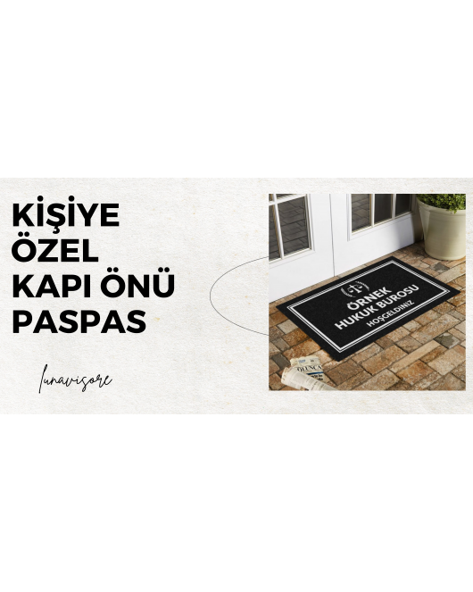 Kişiye Özel Kapı Önü Paspas