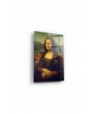 Mona Lisa Cam Tablo 50x70 Cm