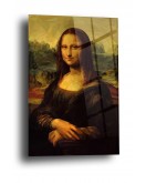 Mona Lisa Cam Tablo Duvar Dekarasyonu