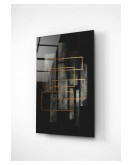 Digi-art Gold & Black Cam Tablo 70x110