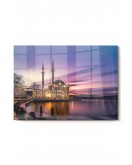 Ortaköy Camii| Dini Temalı Cam Tablo | 50x70 Cm