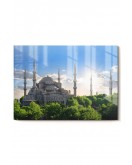 Sultan Ahmet Camii| Dini Temalı Cam Tablo | 50x70 Cm