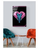 Digi-art Neon Elephant Cam Tablo 50x70