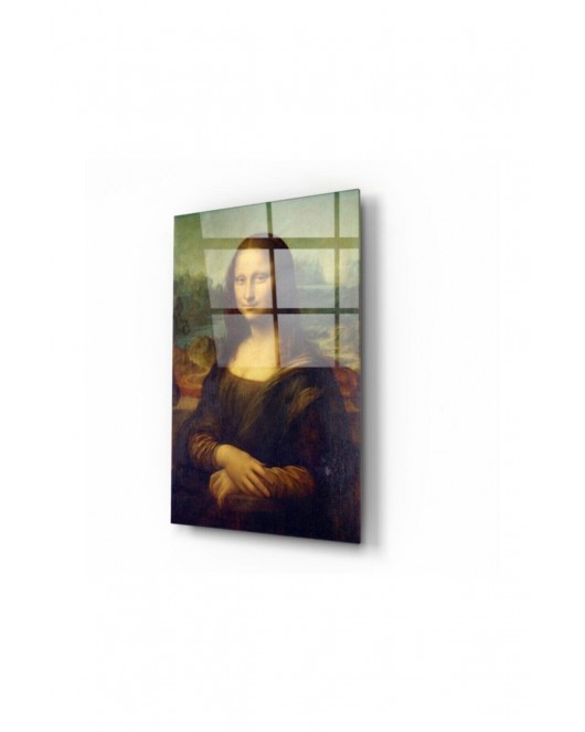 Mona Lisa Cam Tablo 50x70 Cm