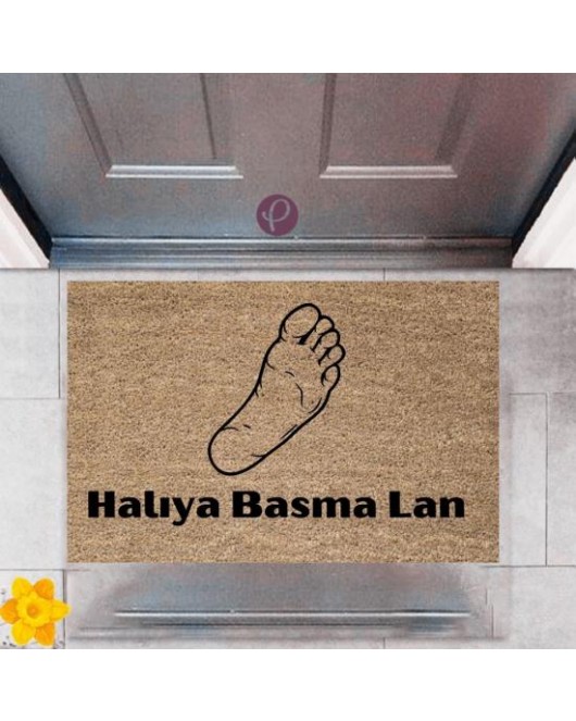 Kapı Önü Paspası Dekoratif Dijital Baskı Halıya Basma Lan P-2382