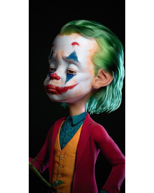 Kanvas Küçük Joker Sayılarla Boyama SetiKasnaklı