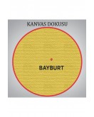 Bayburt İli ve İlçeler Haritası Dekoratif Kanvas Tablo 1289