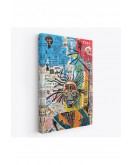 Jean Michel Basquiat Jazz King Kanvas Tablo, Jazz King Canvas Tablo-4964