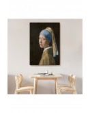 İnci Küpeli Kız Kanvas Tablo, Ressam Johannes Vermeer -4969