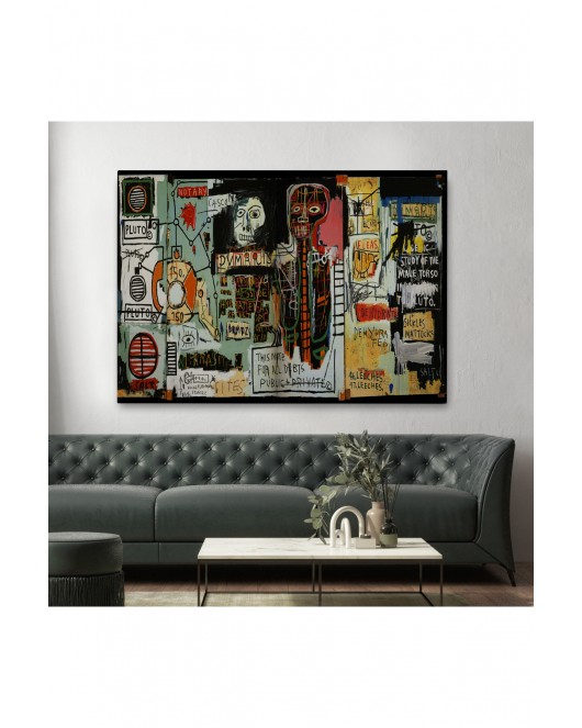 Jean Michel Basquiat Notary Kanvas Tablo-5002