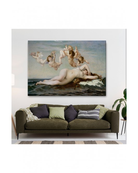 Alexandre Cabanel'in Venüsün Doğuşu İsimli Eseri Kanvas Tablo, The Birth Of Venus-5028