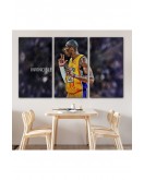 Kobe Bryant Invincible Black Mamba Kanvas Tablo-5086