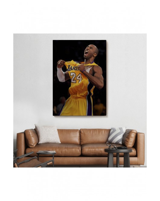 Kobe Bryant Los Angeles Lakers Kanvas Tablo-5117