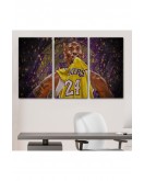 Kobe Bryant Los Angeles Lakers Kanvas Tablo / Black Mamba-5151