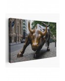 New York Boğa Heykeli Kanvas Tablo / Charging Bull-5160