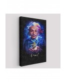 Albert Einstein E=mc2 Kanvas Tablo, Matematik Öğretmeninin Hediyesi-5244