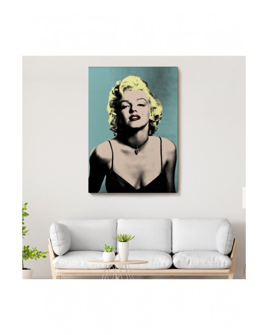 Marilyn Monroe Sarı Saçlı Seksi Kadın Modern Duvar Sanatı-5251