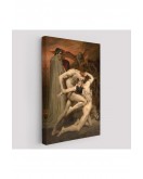 Dante ve Virgil Cehennemde William Adolphe Bouguereau Klasik Kanvas Tablo-5265