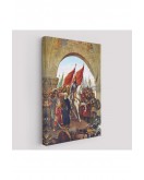 Fausto Zonaro Fatih Sultan Mehmet İstanbul'a Girerken Kanvas Tablo-5298