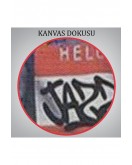 Banksy Tarzı Kanvas Duvar Sanatı, Graffiti El Duvar Posteri Kanvas Tablo-5311