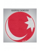 Azerbaycan Haritası Dekoratif Kanvas Duvar Tablosu-5806