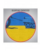 Rus Tankını Çeken Ukraynalı Çiftçi Kanvas Tablo-5879