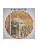 Ortaköy Cami Ve Boğaz Köprüsü Yağlıboya Görünüm Kanvas Duvar Tablosu-5946