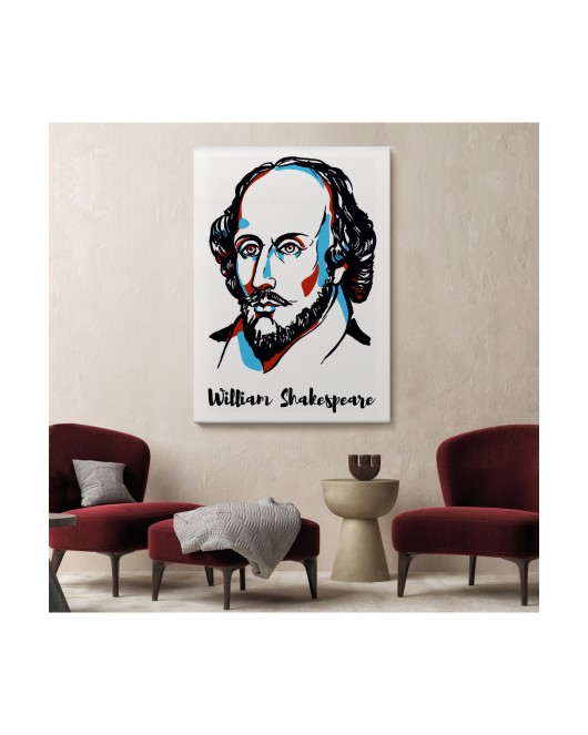 William Shakespeare Dekoratif Kanvas Tablo-5968