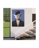 Melon Şapkalı Adam René Magritte Duvar Tablosu-6099