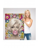 Marilyn Monroe Pembe Balon Duvar Tablosu-6217