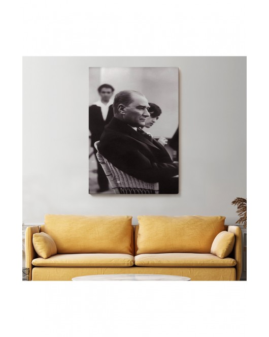 İskembe'de Oturan Mustafa Kemal Atatürk Tablosu-6315