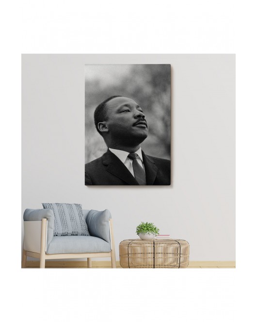 Martin Luther King Dekoratif Kanvas Duvar Tablosu-6374