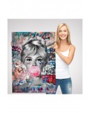 Brigitte Bardot Graffiti Pop Art Duvar Tablosu-6469