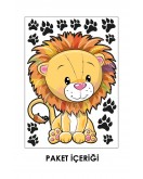 Aslan Kral Duvar Sticker