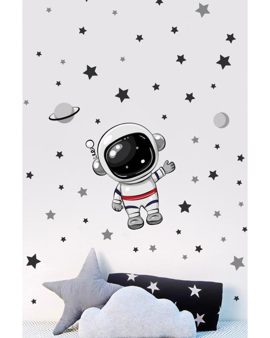 Astronot Duvar Sticker