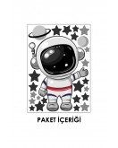 Astronot Duvar Sticker