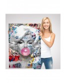 Marilyn Monroe Graffiti Pop Art Duvar Tablosu-6471