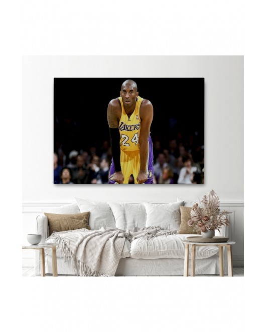 Kobe Bryant Los Angeles Lakers Kanvas Tablo / Black Mamba-5149