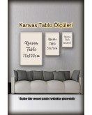 Led Işıklı Sanatsal Soyut Kanvas Tablo