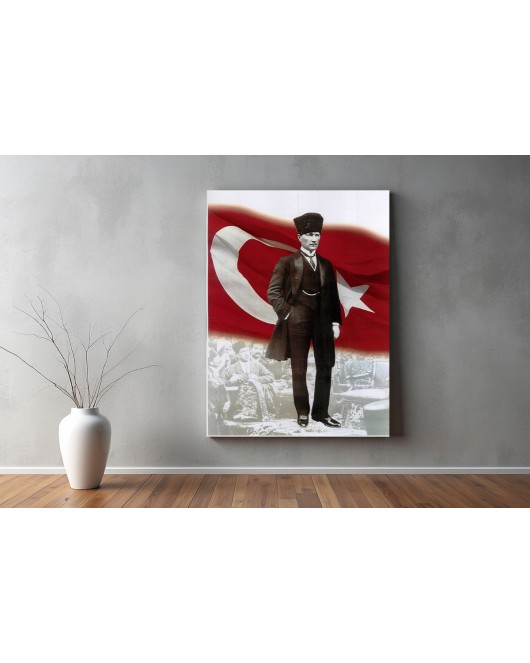 DekoratifAtatürk Kanvas Tablo 04